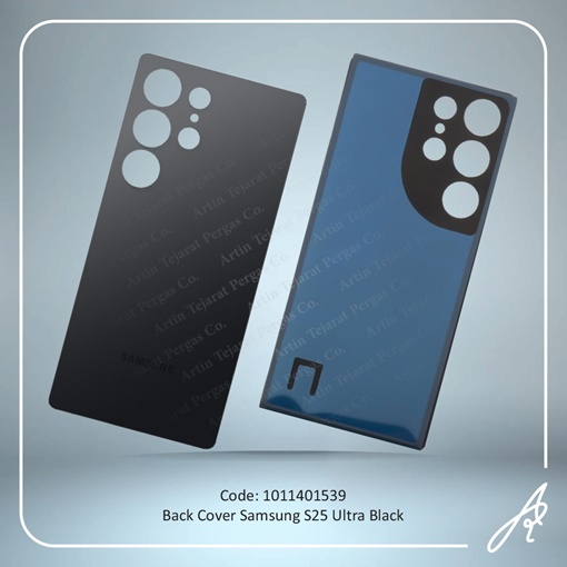 تصویر  BACK COVER S25 ULTRA BLACK SAM