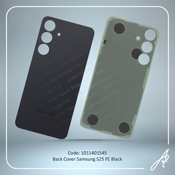 تصویر BACK COVER S25 FE BLACK SAM