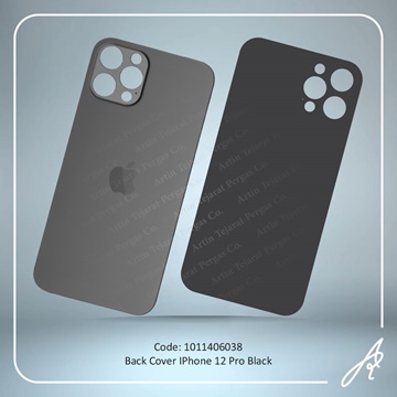 تصویر BACK COVER 12 PRO BLACK  IPHONE