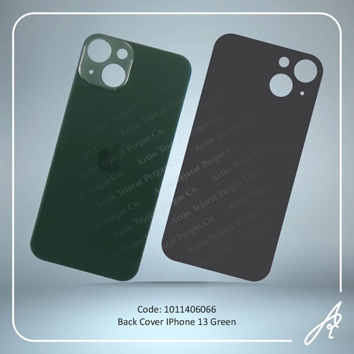 تصویر  BACK COVER 13 GREEN IPHONE
