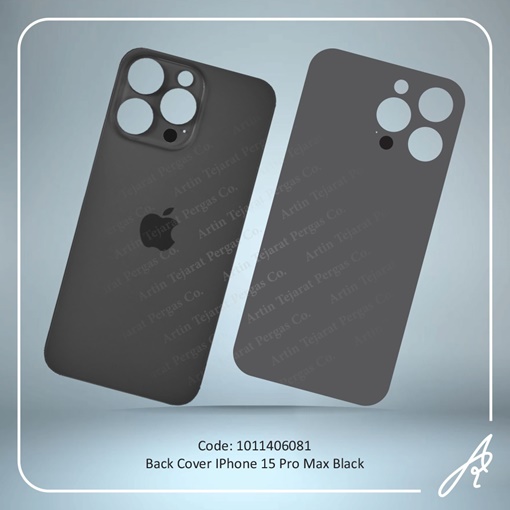 تصویر  BACK COVER 15 PRO MAX BLACK IPHONE