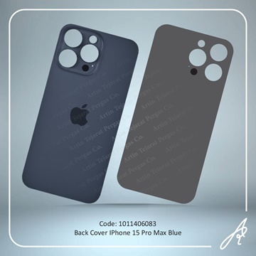 تصویر BACK COVER 15 PRO MAX BLUE IPHONE
