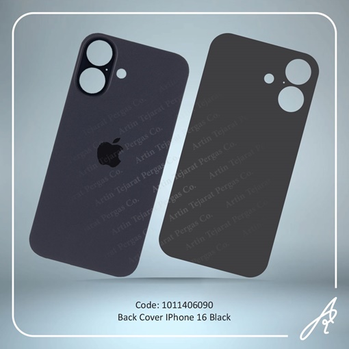 تصویر  BACK COVER 16 BLACK IPHONE