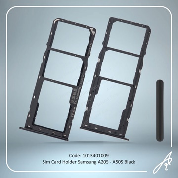 تصویر SIM HOLDER A20S-A50S BLACK SAM