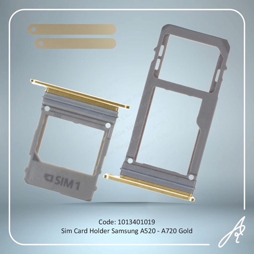 تصویر  SIM HOLDER A520/A720 GOLD 2/SIM SAM