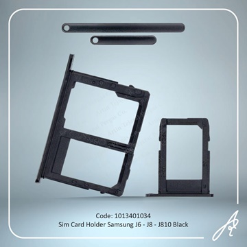 تصویر SIM HOLDER J6-J8-J810 BLACK SAM