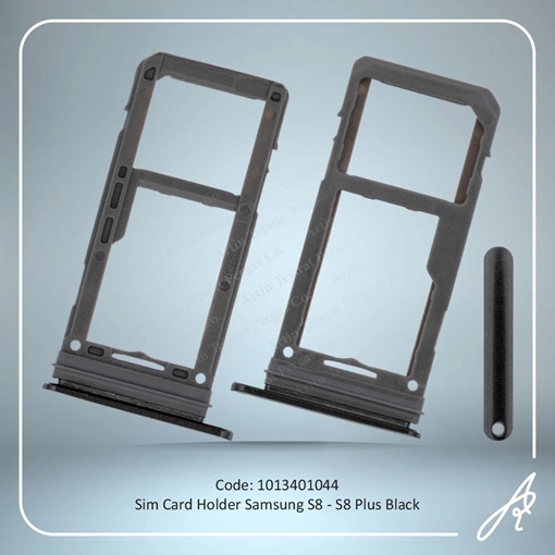 تصویر  SIM HOLDER S8-S8 PLUS BLACK SAM