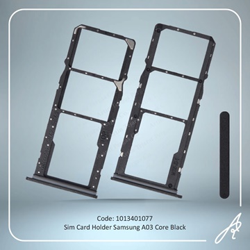 تصویر SIM HOLDER A03 CORE BLACK SAM