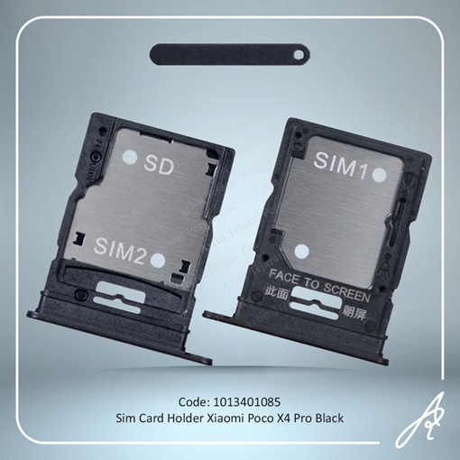 تصویر  SIM HOLDER POCO X4 PRO  BLACK XIAO