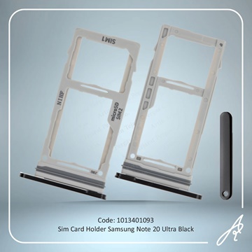 تصویر SIM HOLDER NOTE 20 ULTRA BLACK SAM