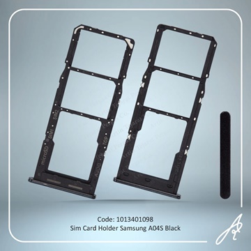 تصویر SIM HOLDER A04S BLACK SAM