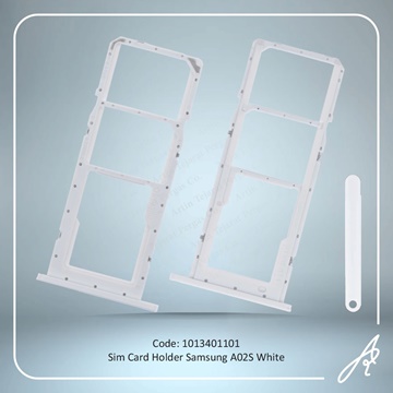 تصویر SIM HOLDER A02S WHITE SAM