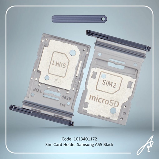 تصویر  SIM HOLDER A55 BLACK SAM