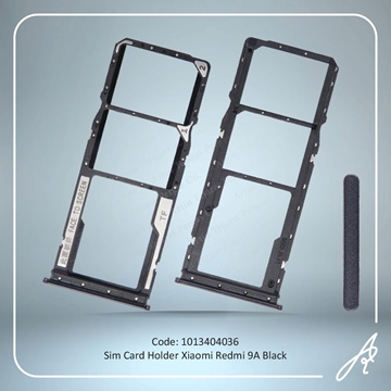 تصویر SIM HOLDER REDMI 9A  BLACK XIAO