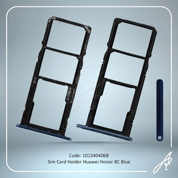 تصویر SIM HOLDER HONOR 8C BLUE HUW
