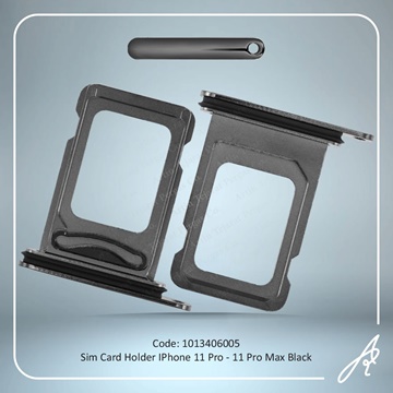 تصویر SIM HOLDER 11PRO-11PRO MAX  BLACK IPHONE