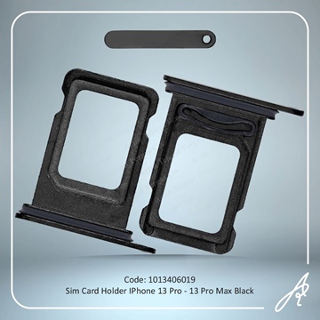 تصویر SIM HOLDER 13 PRO-13 PRO MAX BLACK IPHONE