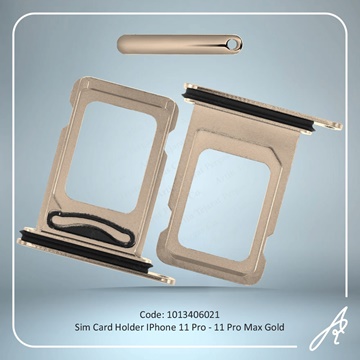 تصویر SIM HOLDER 11PRO-11PRO MAX GOLD IPHONE