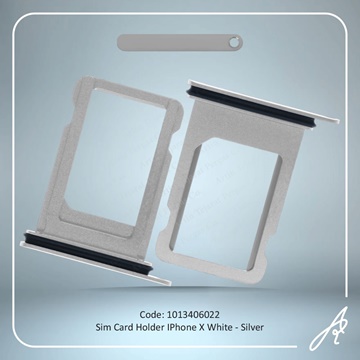 تصویر SIM HOLDER X WHITE-SILVER IPHONE