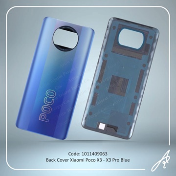 تصویر BACK COVER POCO X3-X3 PRO BLUE XIAO