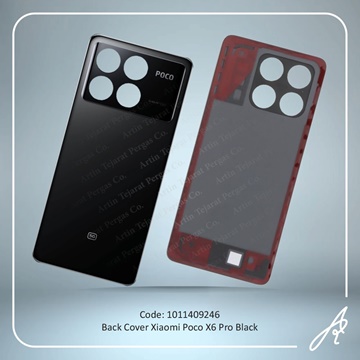 تصویر BACK COVER POCO X6 PRO BLACK XIAO
