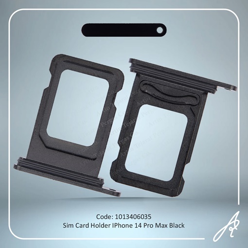 تصویر  SIM HOLDER 14 PRO MAX BLACK IPHONE