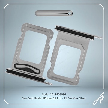 تصویر SIM HOLDER 11PRO-11PRO MAX SILVER IPHONE