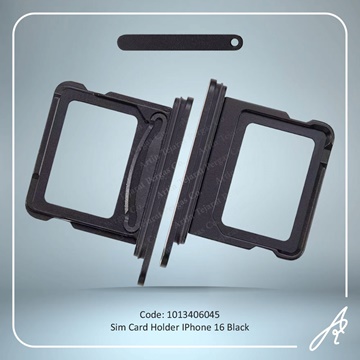 تصویر SIM HOLDER 16 BLACK IPHONE