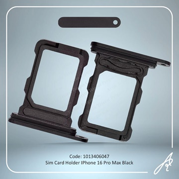 تصویر SIM HOLDER 16 PRO MAX BLACK IPHONE