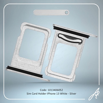 تصویر SIM HOLDER 13 WHITE-SILVER IPHONE