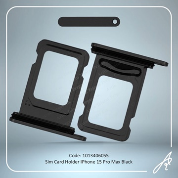 تصویر SIM HOLDER 15 PRO MAX BLACK IPHONE