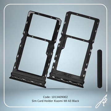 تصویر SIM HOLDER MI A3  BLACK XIAO