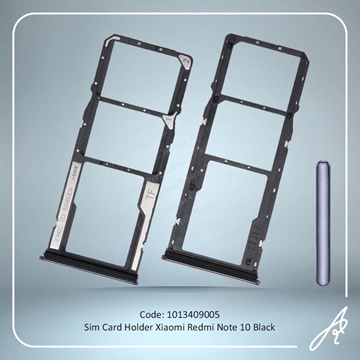 تصویر SIM HOLDER REDMI NOTE 10 BLACK XIAO