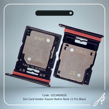 تصویر SIM HOLDER REDMI NOTE 11 PRO BLACK XIAO