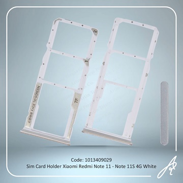 تصویر SIM HOLDER REDMI NOTE 11-NOTE 11S 4G WHITE XIAO