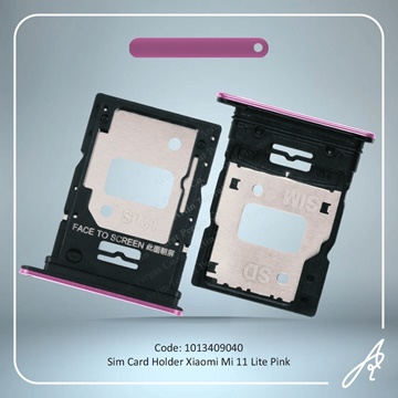 تصویر SIM HOLDER MI 11 LITE PINK XIAO