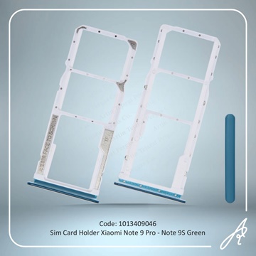 تصویر SIM HOLDER NOTE 9 PRO-NOTE 9S GREEN XIAO