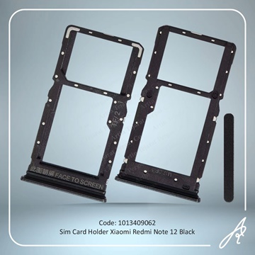 تصویر SIM HOLDER REDMI NOTE 12 BLACK XIAO