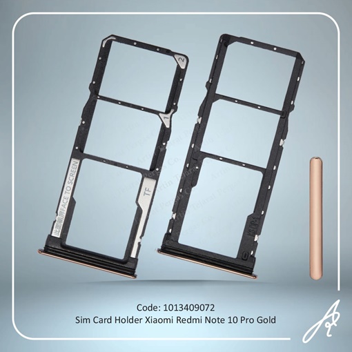 تصویر  SIM HOLDER REDMI NOTE 10 PRO GOLD XIAO