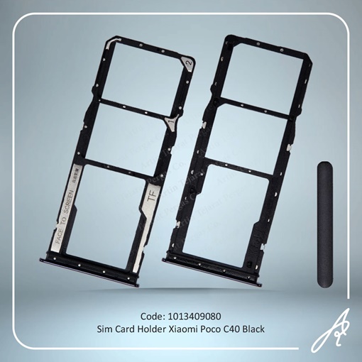 تصویر  SIM HOLDER POCO C40 BLACK XIAO