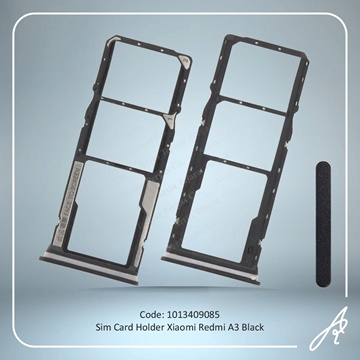 تصویر SIM HOLDER REDMI A3 BLACK XIAO
