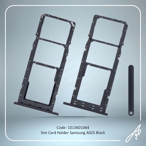 تصویر  SIM HOLDER A02S BLACK SAM