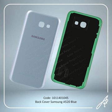تصویر BACK COVER A520 BLUE SAM