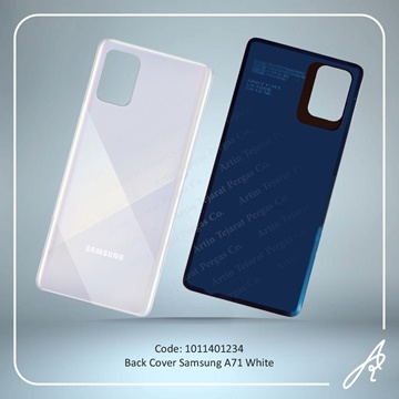 تصویر BACK COVER A71 WHITE SAM