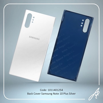 تصویر BACK COVER NOTE 10 PLUS SILVER SAM