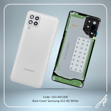 تصویر BACK COVER A22 4G WHITE SAM