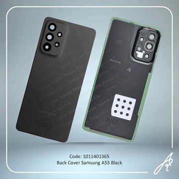 تصویر BACK COVER A53 BLACK SAM