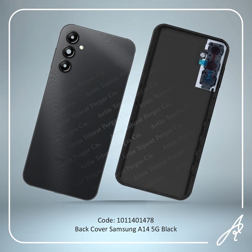 تصویر  BACK COVER A14 5G BLACK SAM