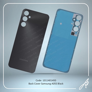 تصویر BACK COVER A05S BLACK SAM