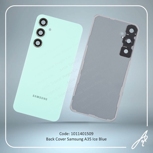 تصویر  BACK COVER A35 ICE BLUE SAM